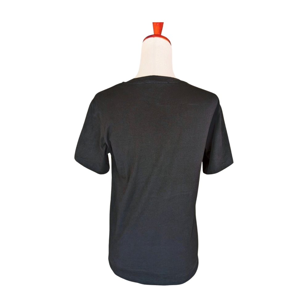 Moschino Sequin Teddy Bear Hear/Speak/See No Evil Short Sleeve T-Shirt - Picture 3 of 8